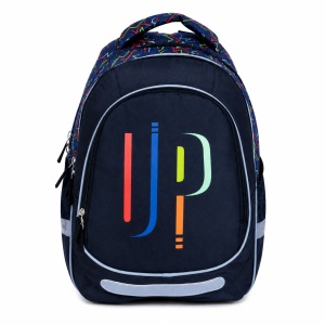Ghiozdan anatomic scolar pentru copii Light Up, bleumarin, 41 x 28 x 17 cm