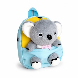 Ghiozdan copii pentru gradinita cu koala 3D din plus, 28x22x10 cm - Img 1
