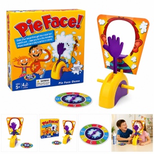 Joc de societate Pie Face, joc amuzant cu frisca pentru copii si familie, 5+ ani - Img 4