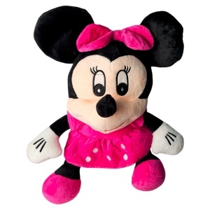 Jucarie de plus Minnie pentru copii, inaltime 35cm, roz