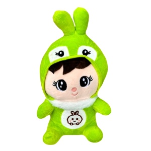 Jucarie de plus pentru copii, Baby Rabbit, Inaltime 37, Verde