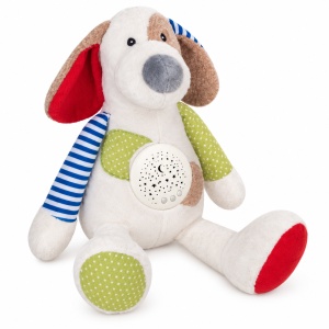 Jucarie de somn Catelus cu proiector, cantece de leagan si lumina de veghe