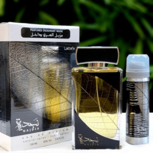 Parfum arabesc, Lattafa Perfumes Najdia Apa de Parfum 100ml + Deodorant Spray 50ml1