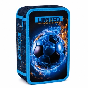 Penar echipat Fotbal Limited Edition, 2 fermoare, 29 piese, albastru - Img 4