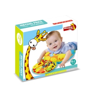Perna de activitati pentru bebelusi, cu girafa si jucarii interactive, multicolor - Img 5