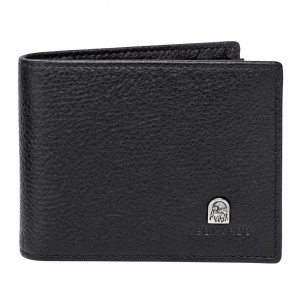 Portofel barbati din piele ecologica, in cutie cadou, 11 x 9,5 cm, Negru - Img 2
