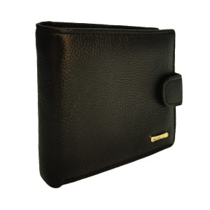 Portofel pentru barbati, calitate Premium, piele naturala, negru