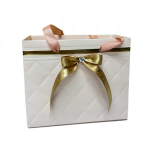Punga cadou, punga forma poseta, 18x10x15 cm