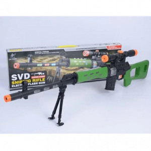 Pusca de jucarie, model SVD, cu sunete si lumini, 97 cm - Img 2