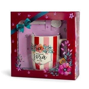 Set „Cea mai buna sora din lume”, esarfa eleganta, cana personalizata, praline Raffaello si crema de maini Eveline - Img 3