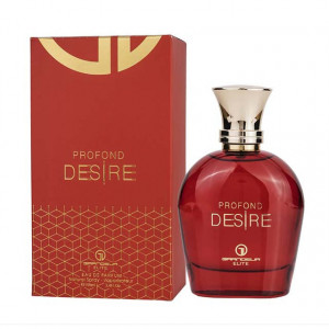 Set cadou fete, Ursulet floral alb cu inima rosie, Parfum Desire 100ml si bratara 