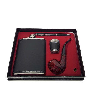 Set cadou pentru barbati cu accesorii, negru