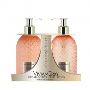 Set cadou Vivian Gray Neroli & Amber, Unisex, Sapun lichid, 300 ml + Crema de maini, 300 ml - Img 1