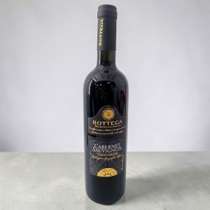 Suport decorativ elegant din lemn pentru sticla bautura cu vin Bottega Cabernet Sauvignon 750 ml - Img 3