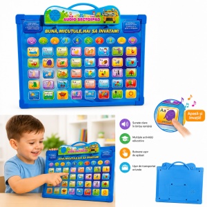 Tableta educativa interactiva in limba romana pentru copii, cu sunete si activitati de invatare - Img 3