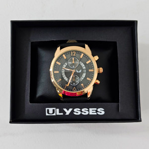 Ceas sport barbatesc Ulysses ZETA, cu quartz si cadran din otel inoxidabil, in cutie eleganta, imprimata cu logo  3