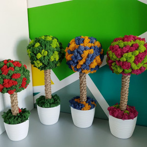 Copacel din licheni stabilizati Greenfresh, 55 cm inaltime, 65 cm circumferinta