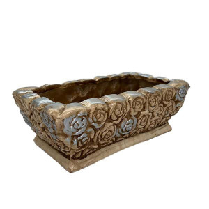 Vas din ceramica in forma dreptunghiulara 