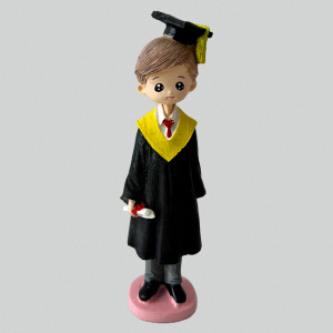 Figurina din rasina, absolvent cu diploma 20 cm - Img 2