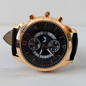 Ceas sport barbatesc Ulysses ZETA, cu quartz si cadran din otel inoxidabil, in cutie eleganta, Aramiu - Img 5