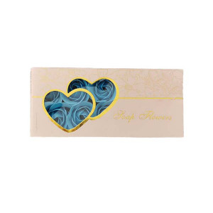 Cutie cadou 2Hearts cu 10 trandafiri de sapun