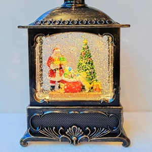 lampa muzicala cu Mos Craciun