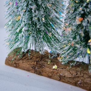 Decoratiune in miniatura "Doi Brazi" - 26cm