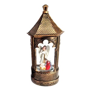 Decoratiune Vintage pentru iarna, cu lumini