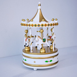 Decoratiune tip Caruselul Muzical „Carnavalul Cailor”, Auriu