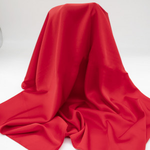 Esarfa de dama, din satin, cu manusi asortate, ambalate in cutie de cadou, Rosu1