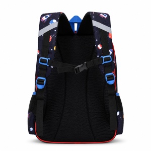 Ghiozdan scolar 3D ergonomic pentru baieti Astronaut, 42x30x22 cm, Multicolor - Img 5