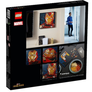 LEGO Art Marvel Studios - Iron Man 31199, 3167 piese - Img 3