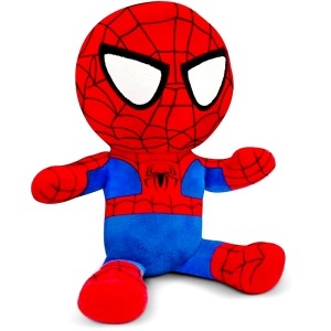 Pachet pentru copii cu jucarie de plus Spiderman, Kinder Chocolate si gel de dus, in punga cadou - Img 4