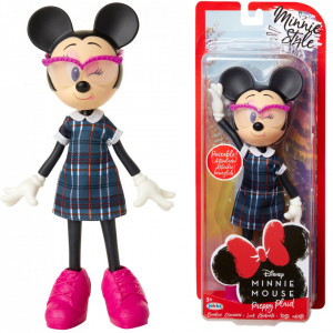 Papusa Disney Minnie Mouse, Preppy Plaid, 24 cm