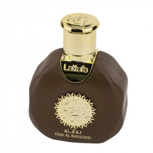 Parfum arabesc, Apa de Parfum Oud Al Khuloud Shamoos, Lattafa, Unisex, 35 ml - Img 2
