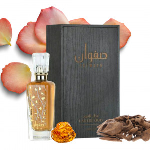 Parfum arabesc, Apa de Parfum Safwaan L'autre Oud, Lattafa, Unisex, 100 ml - Img 3