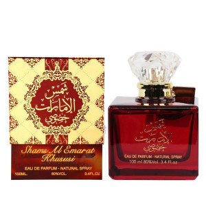 Parfum arabesc Ard al Zaafaran, Shams Al Emarat Khususi, Femei, Apa de Parfum 100 ml, Deodorant Spray 50 ml - Img 3