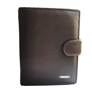 Portofel pentru barbati, calitate Premium, piele naturala, maro