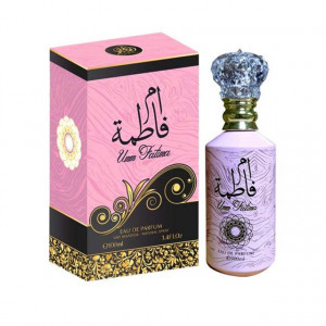 Set cadou fete, Ursulet floral roz cu inima alba din spuma 25 cm si Parfum Wadi al Khaleej 100ml