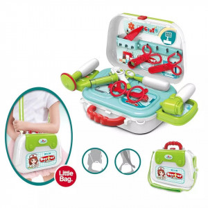 Set de joaca, Bucatarie tip ghiozdan, 15 accesorii