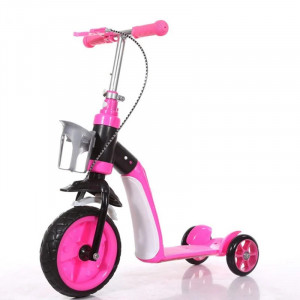 Trotineta Transformabila 2 in 1, roz - Img 1