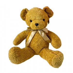 Ursulet de plus Mr. Bean, Inaltime 60 cm, Crem
