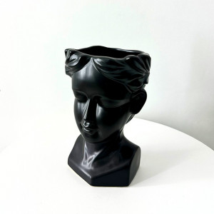 Vaza Venus Wanted Power Black, Inaltime 25 cm