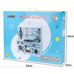 Bucatarie din lemn cu masina de spalat si accesorii KABI - Img 7