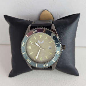 Ceas sport barbatesc Ulysses THETA, cu quartz si cadran din otel inoxidabil, in cutie eleganta, Antracit