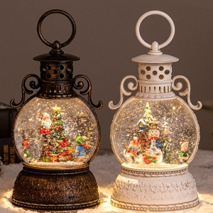 Ornamente de sarbatori cu zapada si brazi