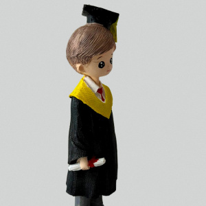 Figurina din rasina, absolvent cu diploma 20 cm - Img 4