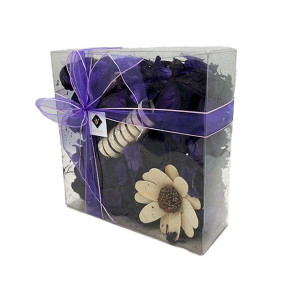Flori uscate parfumate decorative pentru casa, mov