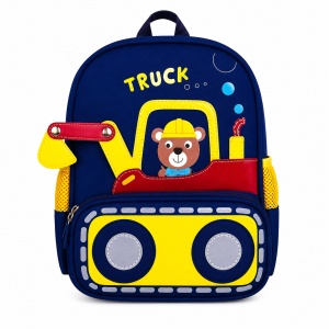 Ghiozdan copii pentru gradinita cu model Baby Truck, 35×27 cm - Img 3