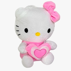 Jucarie de plus, Hello Kitty, Roz, 25 cm - Img 5